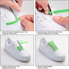 Green Tieless Silicone No-Tie Shoelaces — view 6
