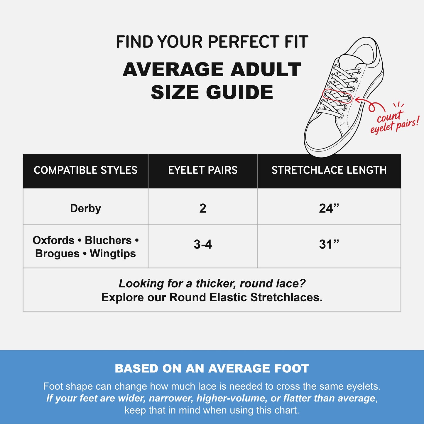 Round Elastic Dress Shoelaces