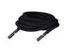 Black Round Single No-Tie Elastic Shoelace