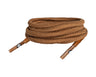 Light Brown Round Single No-Tie Elastic Shoelace