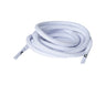 White Round Single No-Tie Elastic Shoelace