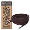 Dark Brown Flat No-Tie Elastic Shoelaces