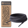 Grey Flat No-Tie Elastic Shoelaces