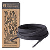 Grey Flat No-Tie Elastic Shoelaces