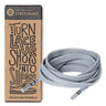 Light Grey Flat No-Tie Elastic Shoelaces