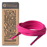 Neon Pink Flat No-Tie Elastic Shoelaces