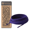 Purple Flat No-Tie Elastic Shoelaces