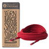Red Flat No-Tie Elastic Shoelaces