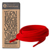 Red Orange Flat No-Tie Elastic Shoelaces