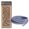 Light Grey Round No-Tie Elastic Shoelaces