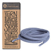 Light Grey Round No-Tie Elastic Shoelaces
