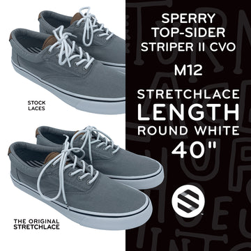 Sperry shoes with no-tie elastic laces
