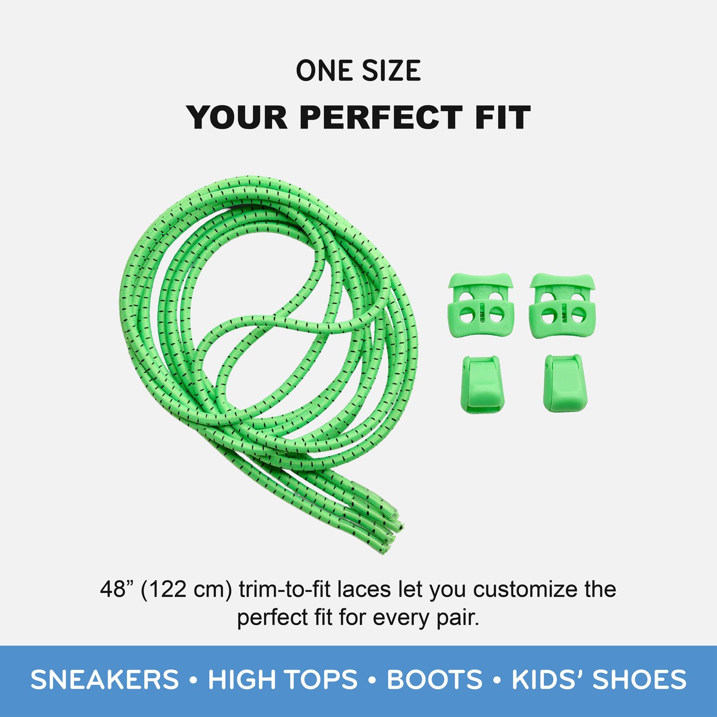 Quick Lock No-Tie Elastic Shoelaces