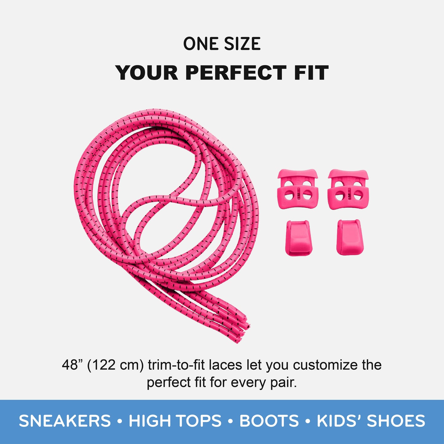 Quick Lock No-Tie Elastic Shoelaces