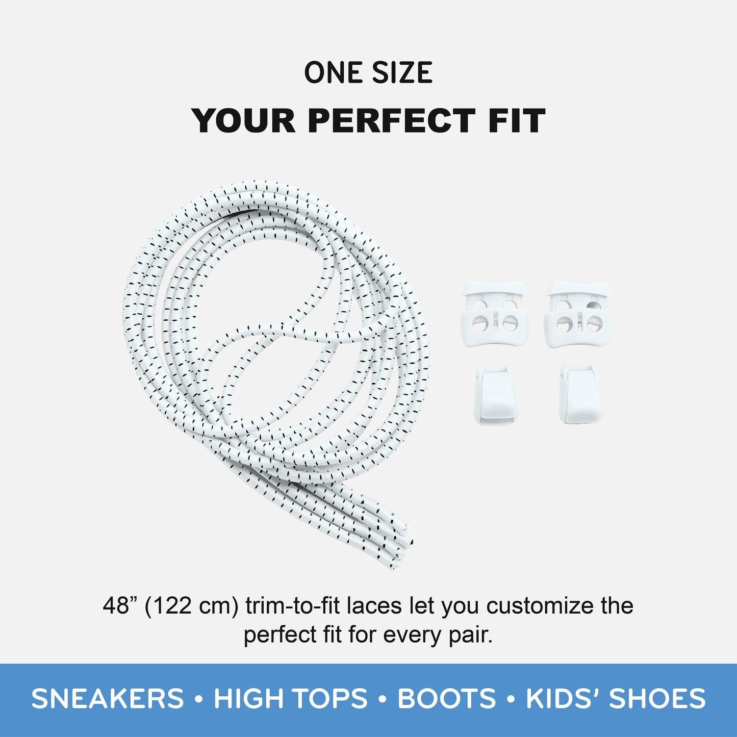 Quick Lock No-Tie Elastic Shoelaces