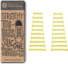 Yellow Tieless Silicone No-Tie Shoelaces