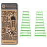 Green Silicone No-Tie Elastic Shoelaces