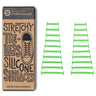 Green Tieless Silicone No-Tie Shoelaces