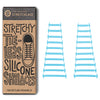 Light Blue Tieless Silicone No-Tie Shoelaces