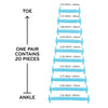 Light Blue Tieless Silicone No-Tie Shoelaces — view 3