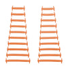 Orange Tieless Silicone No-Tie Shoelaces — view 2
