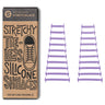 Purple Tieless Silicone No-Tie Shoelaces
