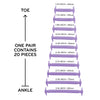 Purple Tieless Silicone No-Tie Shoelaces — view 3
