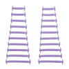 Purple Tieless Silicone No-Tie Shoelaces — view 2