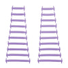 Purple Stretchy Tieless Silicone Elastic Shoelaces | 20 Straps
