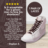 Dark Brown Flat No-Tie Elastic Shoelaces — view 4