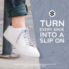 Light Grey Flat No-Tie Elastic Shoelaces — view 7
