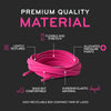 Neon Pink Flat No-Tie Elastic Shoelaces — view 5