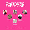 Neon Pink Flat No-Tie Elastic Shoelaces — view 6