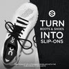 Black Round No-Tie Elastic Shoelaces — view 7