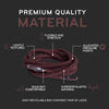 Dark Brown Round No-Tie Elastic Shoelaces — view 5
