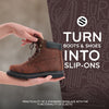 Dark Brown Round No-Tie Elastic Shoelaces — view 7