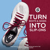 Dark Red Round No-Tie Elastic Shoelaces — view 7