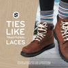 Ivory Round No-Tie Elastic Shoelaces — view 3