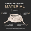 Ivory Round No-Tie Elastic Shoelaces — view 5