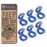 Blue Knot Bow Clip Shoelace Accessory