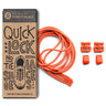 Orange Quick-Lock No-Tie Elastic Shoelaces