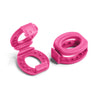 Pink Knot Bow Clip Shoelace Accessory