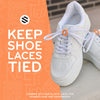 Orange Knot Bow Clip Shoelace Accessory