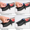 Blue Knot Bow Clip Shoelace Accessory