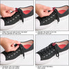 Black Knot Bow Clip Shoelace Accessory