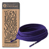 Purple Flat Elastic Stretch Shoe Laces
