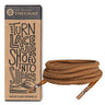 Light Brown Round No-Tie Elastic Shoelaces